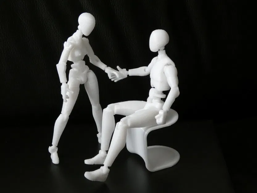 Mô hình khớp nối 3D linh hoạt cho cặp đôi đầy cảm xúc - Image 1