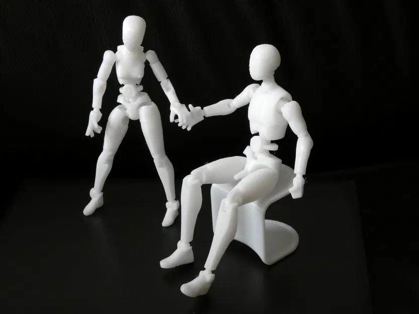 Mô hình khớp nối 3D linh hoạt cho cặp đôi đầy cảm xúc - Image 2