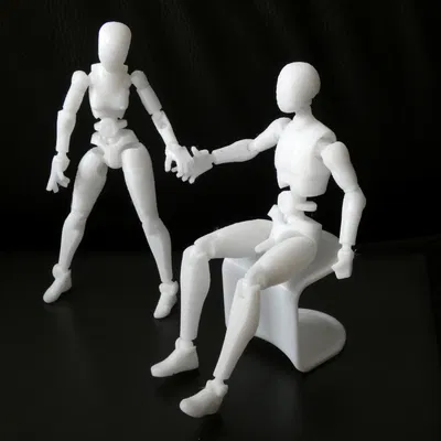 Mô hình khớp nối 3D linh hoạt cho cặp đôi đầy cảm xúc