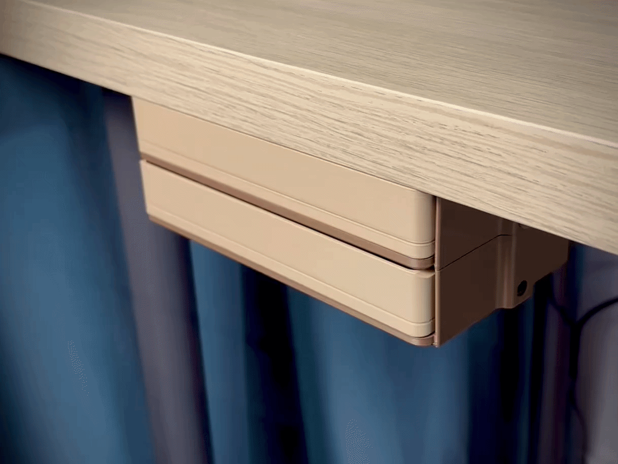 Ngăn Kéo Gầm Bàn Module Gridfinity 2x4 | Cơ Chế Push Lock - Thumbnail 3