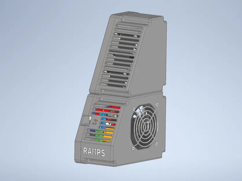 Prusa i3 - Vỏ bảo vệ RAMPS/Mosfet - Phiên bản 3.0 - Image 3