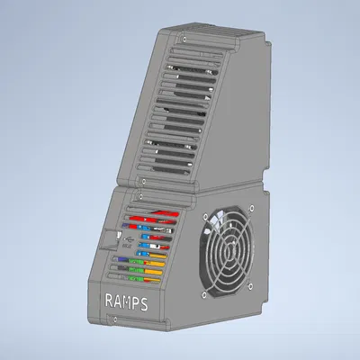 Prusa i3 - Vỏ bảo vệ RAMPS/Mosfet - Phiên bản 3.0