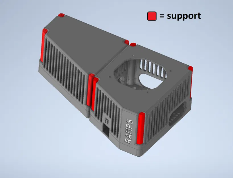 Prusa i3 - Vỏ bảo vệ RAMPS/Mosfet - Phiên bản 3.0 - Image 4