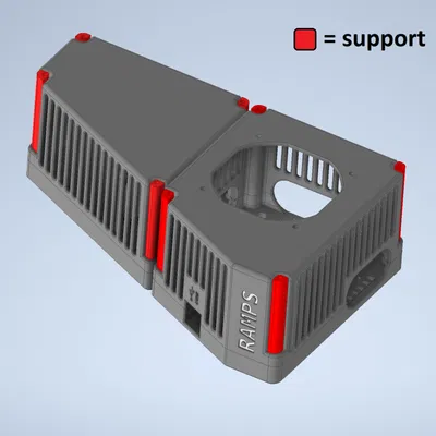 Prusa i3 - Vỏ bảo vệ RAMPS/Mosfet - Phiên bản 3.0