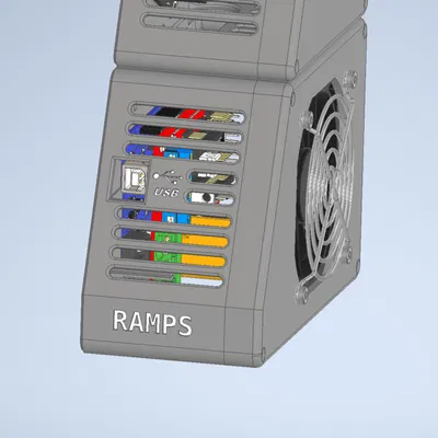 Prusa i3 - Vỏ bảo vệ RAMPS/Mosfet