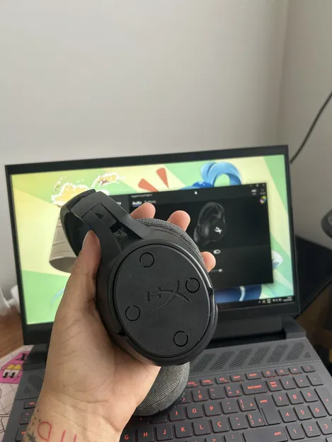 Nắp nút bên hông thay thế cho HyperX Cloud Flight S (Có logo / Không logo) - Image 1