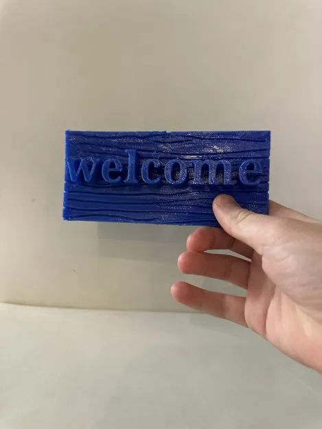 Bảng hiệu Welcome trang trí - Image 2