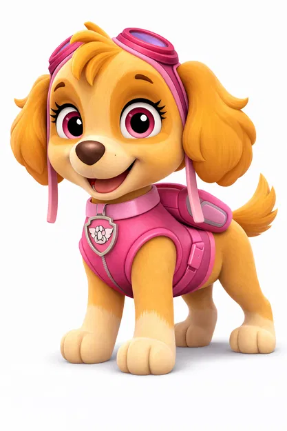 Mô hình 3D Skye từ Paw Patrol: Hướng dẫn in chi tiết cho người mới - Image 1