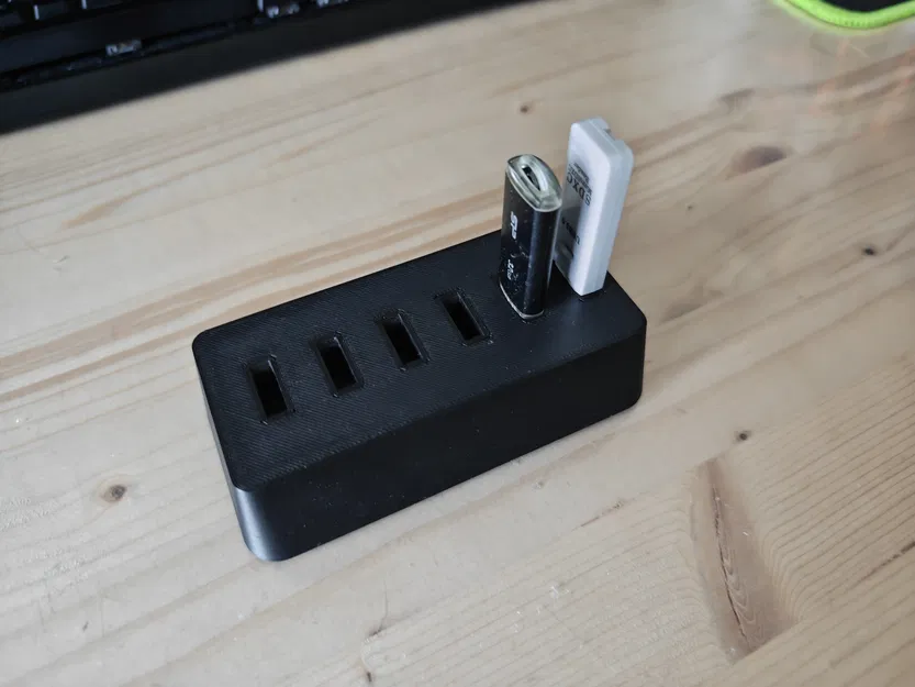 Khay đựng USB để bàn nhỏ gọn, thiết kế in 3D thông minh - Image 1