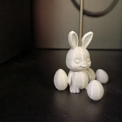 Chú thỏ Phục sinh xinh xắn kèm 4 quả trứng mini