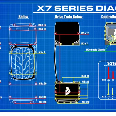 Khay sắp xếp bu-lông - Dành riêng cho X7