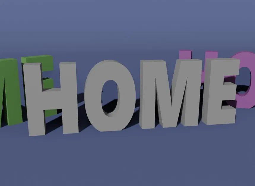 Bộ chữ trang trí HOME 3D độc đáo cho không gian sống thêm ấm cúng - Image 5