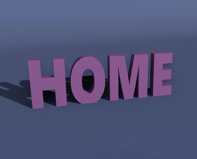 Bộ chữ trang trí HOME 3D độc đáo cho không gian sống thêm ấm cúng - Image 8