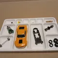 Khay đựng linh kiện thiết kế theo xe đua slot car 1/64 - Thumbnail 1
