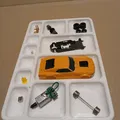 Khay đựng linh kiện thiết kế theo xe đua slot car 1/64 - Thumbnail 2