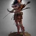 Mô hình 3D nữ cung thủ Ironwood Huntress cực chất cho game thủ - Thumbnail 2