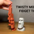 Mô Hình Đồ Chơi Fidget Moai Xoắn Độc Đáo - Thumbnail 1