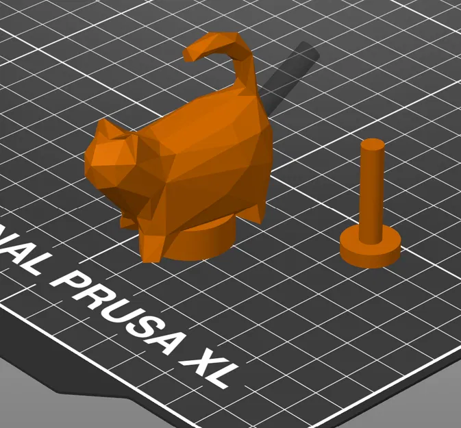 Dụng cụ lấy kem đánh răng Elmex hình mèo Low Poly - Image 1