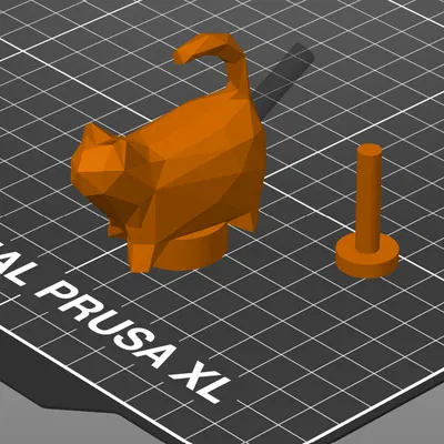 Dụng cụ lấy kem đánh răng Elmex hình mèo Low Poly