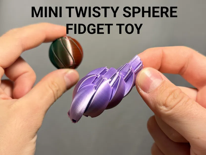 Mô hình đồ chơi Fidget Mini Twisty Sphere - Image 1