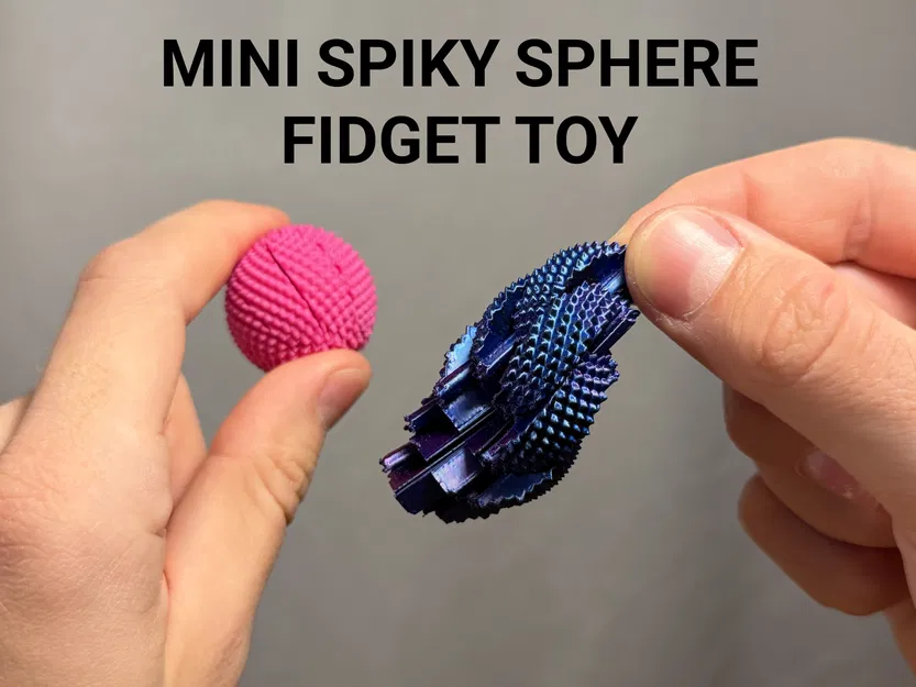 Mô hình quả cầu Fidget gai xoay mini - Image 1