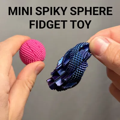 Mô hình quả cầu Fidget gai xoay mini