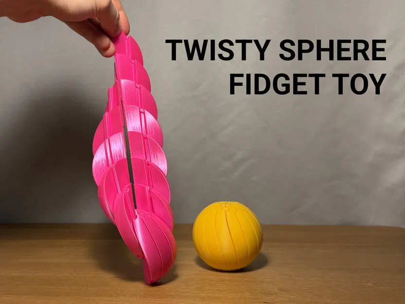 Đồ chơi fidget Twisty Sphere xoắn ốc - Image 1