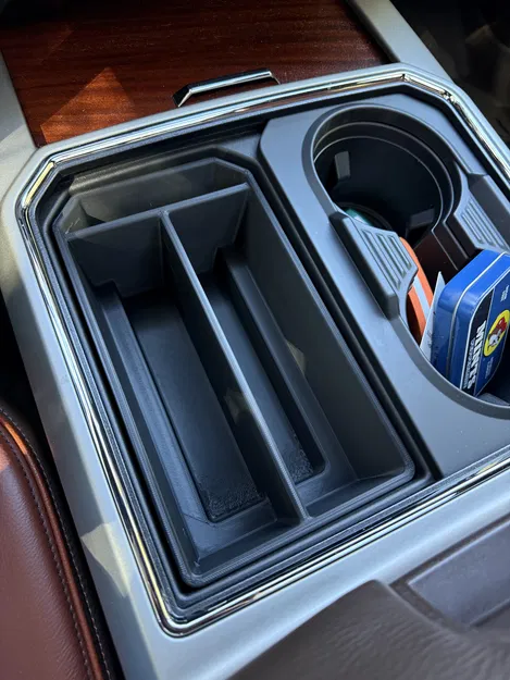 Khay chia ngăn chứa đồ cho hộc trung tâm Ford Super Duty 2017-2022 - Image 2