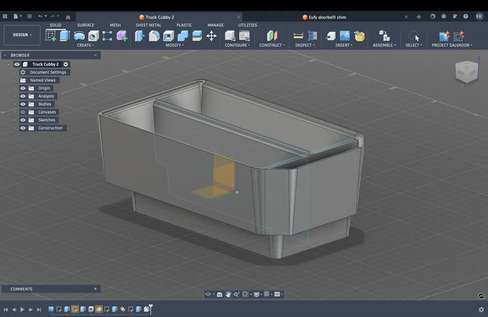 Khay chia ngăn chứa đồ cho hộc trung tâm Ford Super Duty 2017-2022 - Image 3
