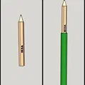 Bộ nối dài bút chì (Pencil Extender) thông minh cho bút chì ngắn - Thumbnail 1
