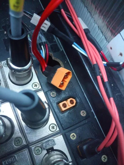 Đế giữ đầu nối nguồn Jamara XT60 cho máy in 3D và thiết bị RC - Image 1