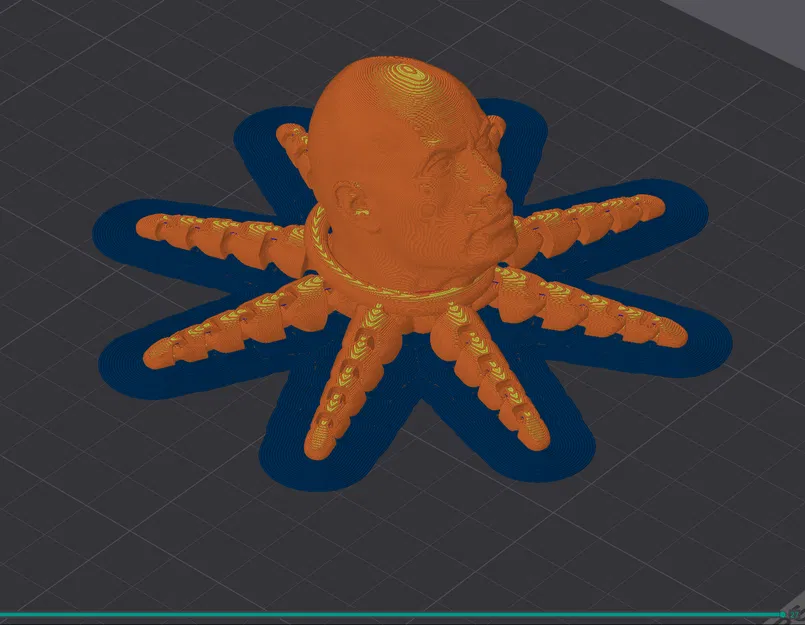 Rocktopus Nổi Trên Mặt Nước - Mẫu In 3D Độc Đáo - Image 3