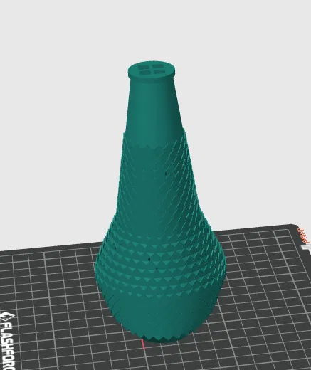 Lọ cắm cây thủy sinh Gloria 4 khe cắm (3D Printing Model) - Image 2