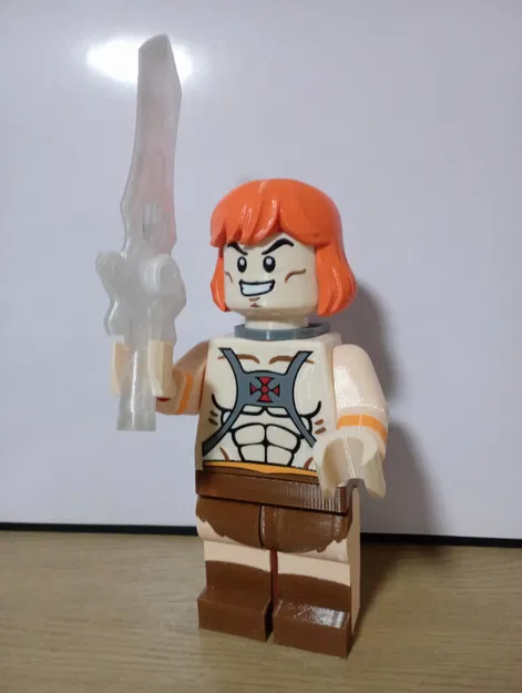 Mô hình 3D He-Man Giant Minifig - In 3D nhân vật siêu anh hùng - Image 1