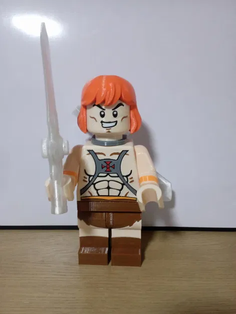 Mô hình 3D He-Man Giant Minifig - In 3D nhân vật siêu anh hùng - Image 13