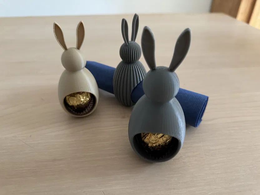 Bộ vòng giữ khăn ăn và hộp kẹo trang trí bàn tiệc Phục Sinh - Image 4