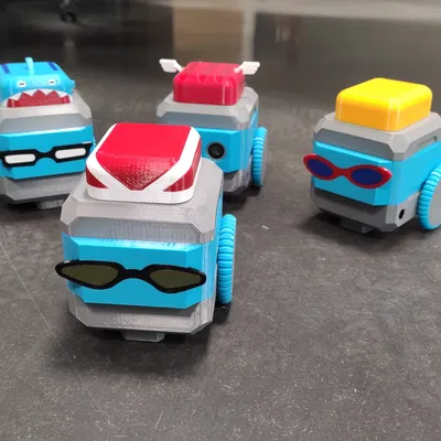 Bộ sưu tập mô hình robot 3D Otto (Rocket) và bạn bè siêu đáng yêu