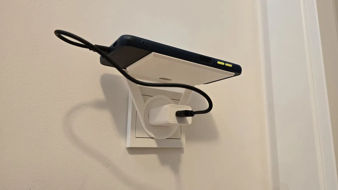 Giá đỡ điện thoại gắn ổ cắm Schuko - Image 5