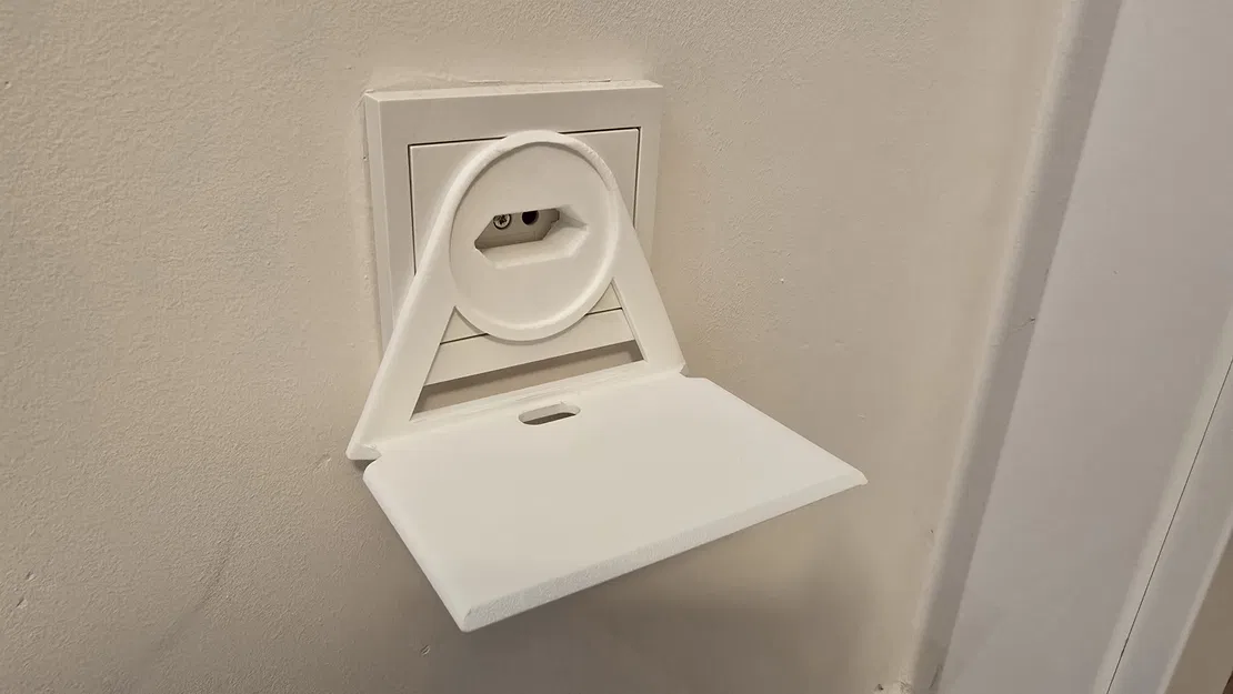 Giá đỡ điện thoại gắn ổ cắm Schuko - Image 6