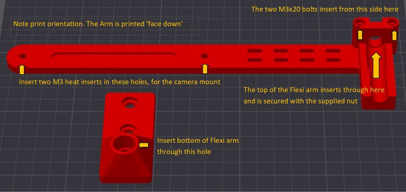 Ngàm gắn camera USB Waveshare OV5648 5MP cho Voron Switchwire - Image 1