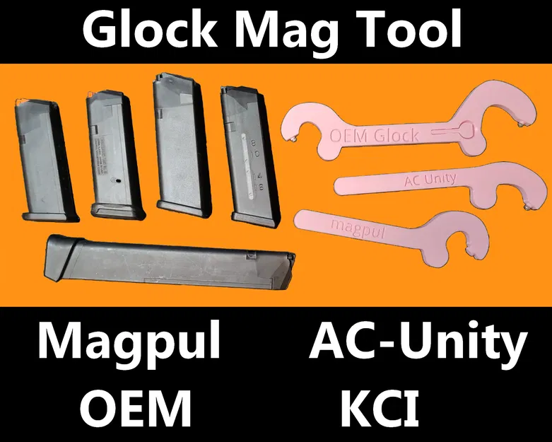Dụng cụ tháo lắp băng đạn Glock - Dùng cho OEM, KCI, AC-Unity, Magpul - Image 1