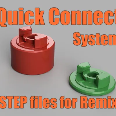 Bộ file STEP Quick Connect dành cho việc remix và tạo biến thể