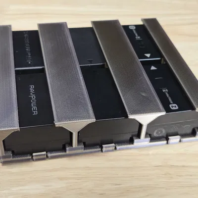 Khay 3D đựng 6 viên pin máy ảnh Sony NP-FZ100 gọn gàng