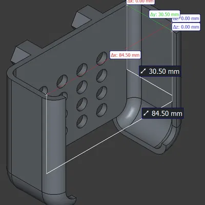 Ngàm treo Kaiweets 601s cho bảng HSW - In 3D gọn gàng