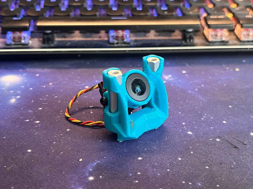 Ngàm gắn camera FPV Caddx Ratel 2 (19mm) bền bỉ - 27/30/35 độ - Image 1