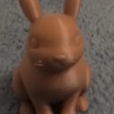 Mô hình chú thỏ Osterhase đáng yêu trang trí bàn làm việc