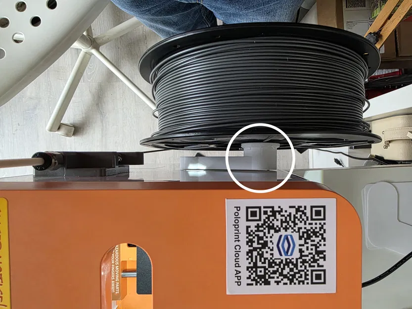 Giá đỡ cuộn nhựa 1Kg (bản cải tiến) cho Tina 2 / 2S - Image 1