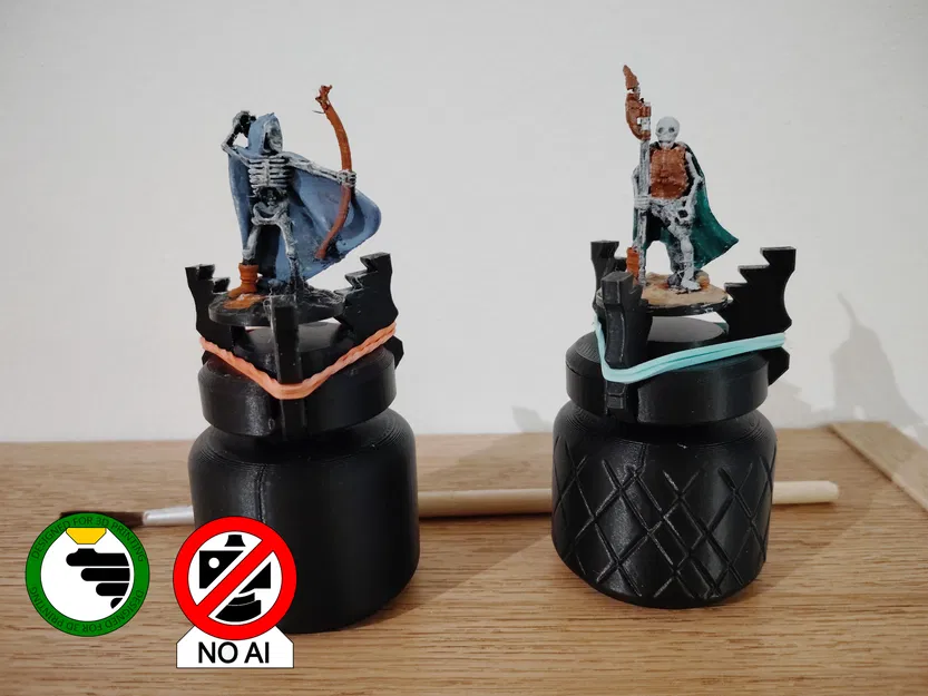 Triclaw painting handle - Tay cầm vẽ mô hình không cần support - Image 1