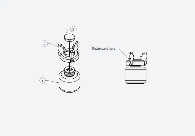 Triclaw painting handle - Tay cầm vẽ mô hình không cần support - Image 3