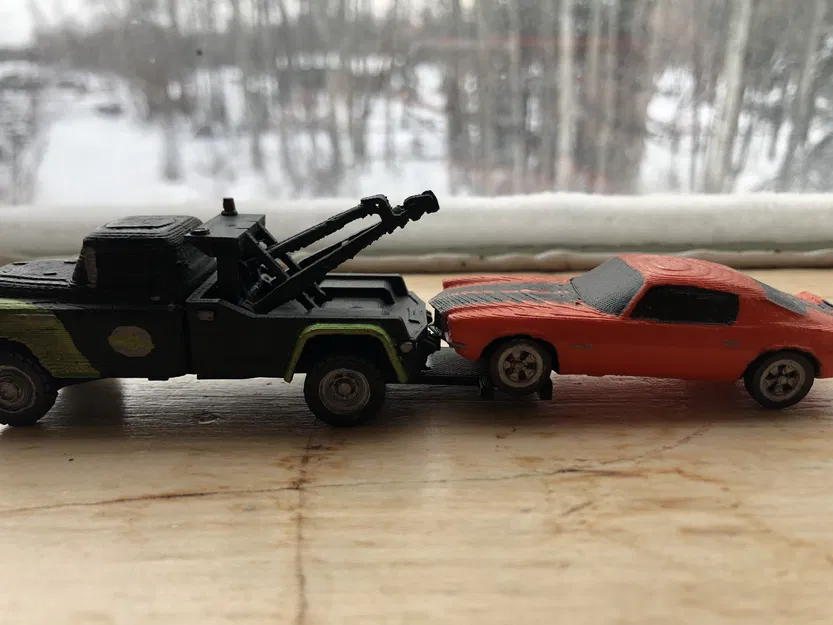 Phụ kiện xe cứu hộ tỉ lệ 1/64 có thể hoạt động được - Image 1